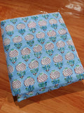 Soft Cotton, Indian Hand Block Print Fabric, Floral 100% Cotton Fabric By The Yard, Fabric for Loose Running, Dress Making, Textile Fabric