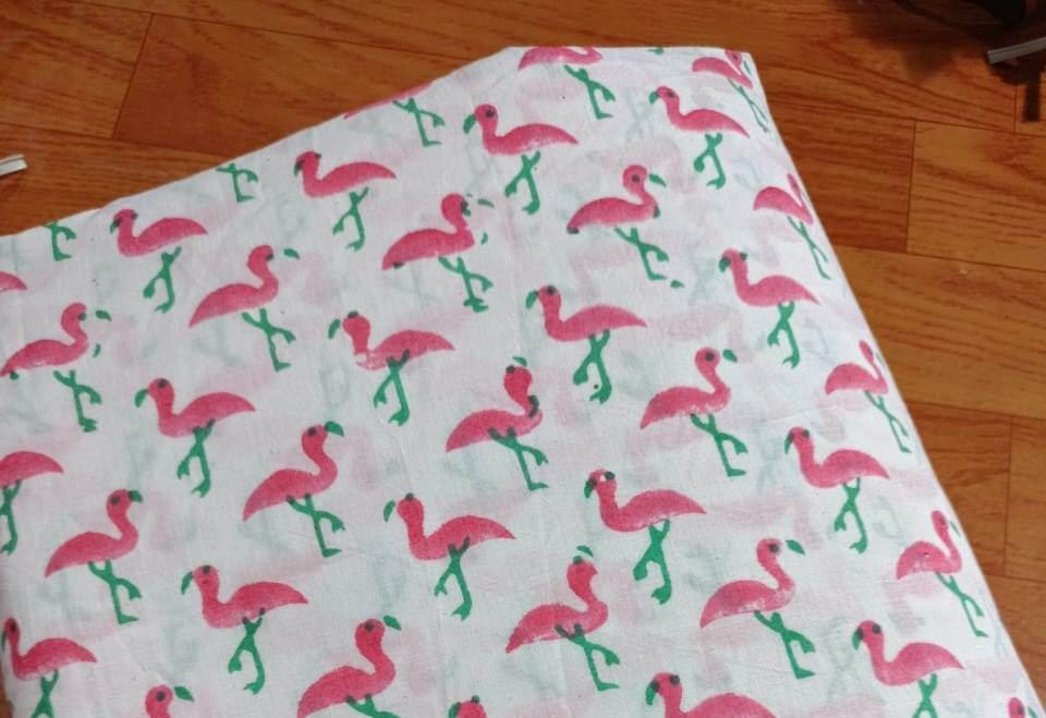 Indian Hand Block Print Fabric, Floral 100% Cotton Quilting Fabric By The Yard, Fabric For Dress Making, Loose Running Fabric, Napkin Fabric