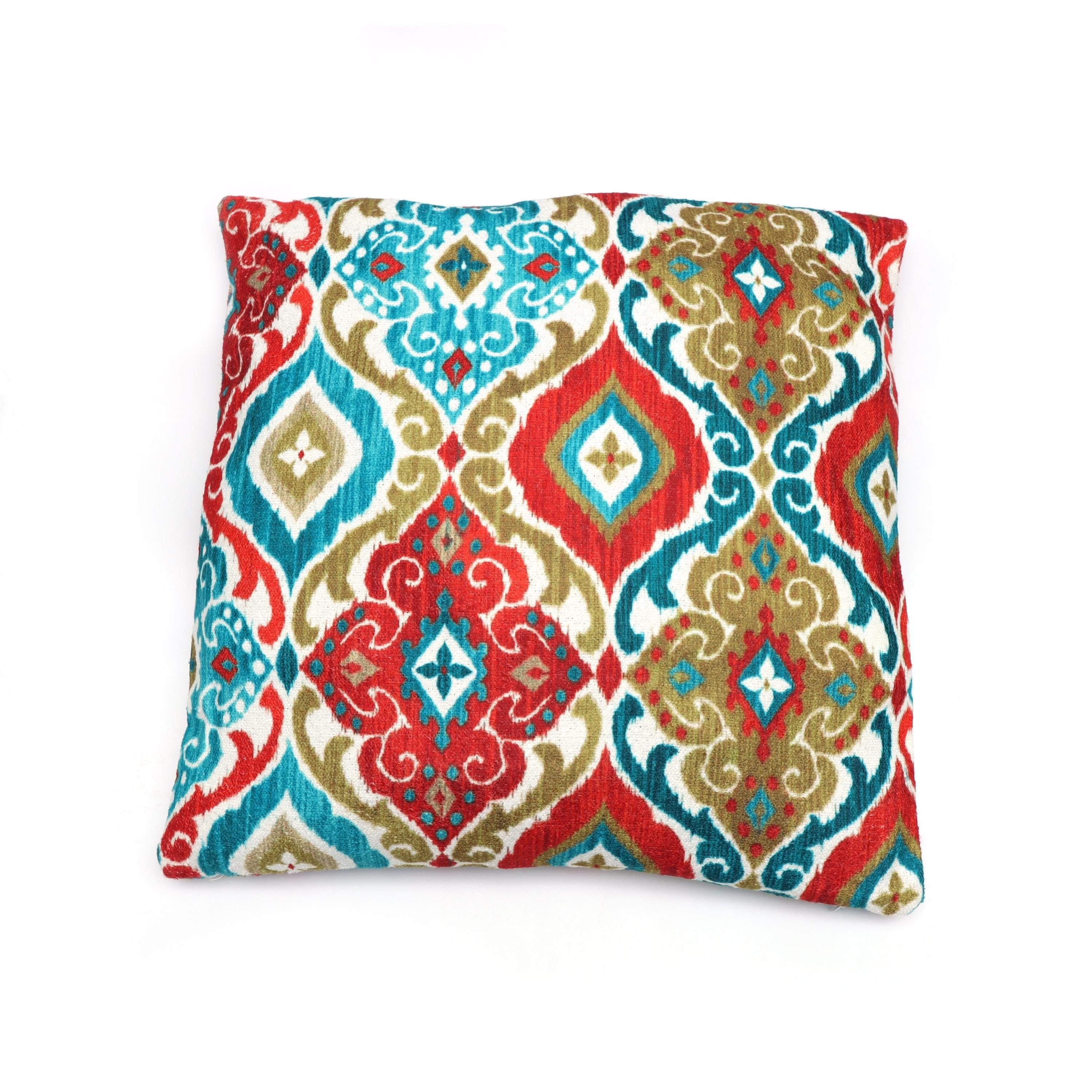 Hand Block Print Fabric Cushion Cover, Floral 100% Cotton Quilting Fabric Cushion, Handmade Throw Pillow Decorative Home Decor Pillow Cover