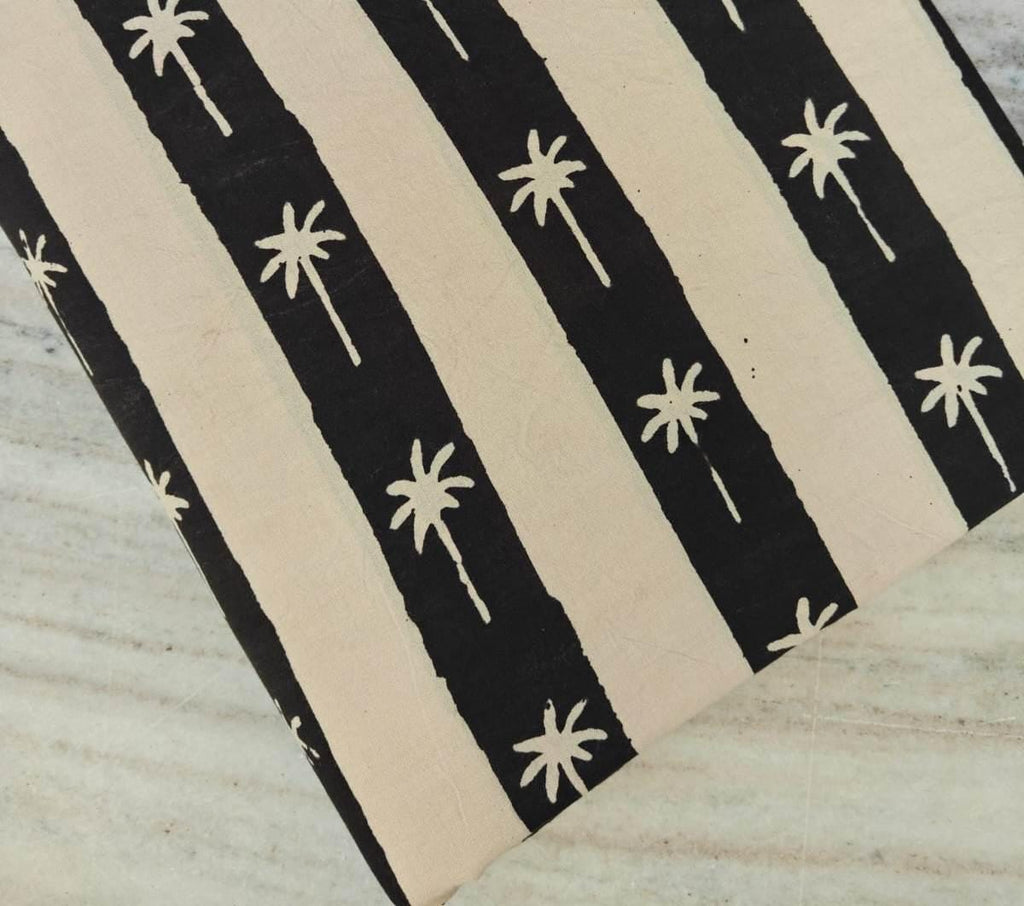 Indian Hand Block Print Fabric, Floral 100% Cotton Quilting Fabric By The Yard, Fabric For Dress Making, Loose Running Fabric, Napkin Fabric