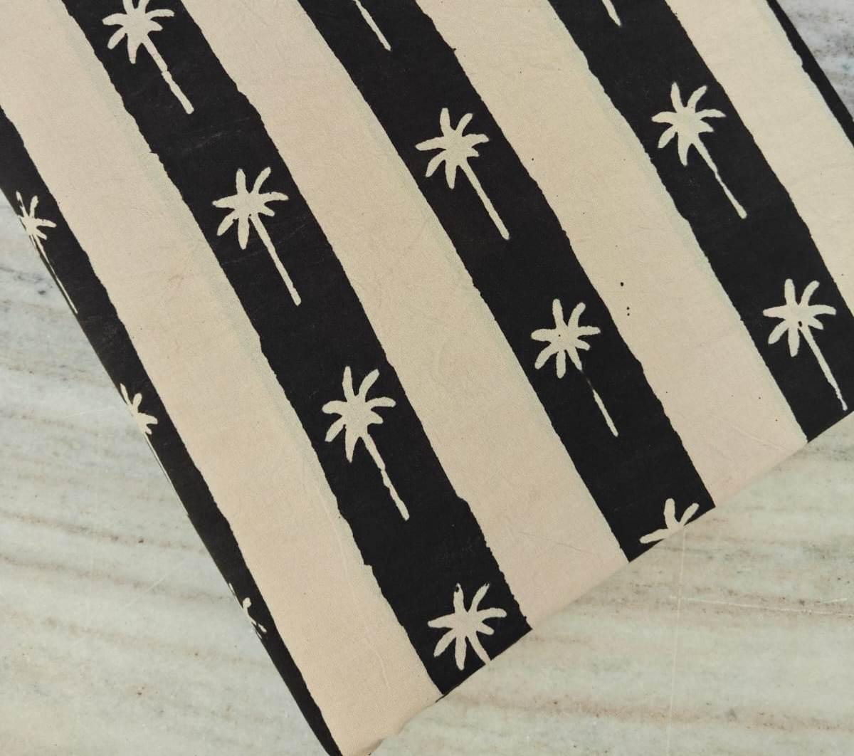 Indian Hand Block Print Fabric, Floral 100% Cotton Quilting Fabric By The Yard, Fabric For Dress Making, Loose Running Fabric, Napkin Fabric