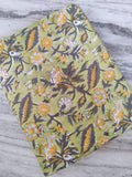 Indian Hand Block Print Fabric, Floral 100% Cotton Quilting Fabric By The Yard, Fabric For Dress Making, Loose Running Fabric, Napkin Fabric