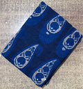 Indigo Blue Paisley Cotton Fabric, Hand Block Print Cotton Fabric, Indian Indigo Fabric by Yard, Soft Cotton for Sewing Quilting Dressmaking