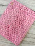 Pink Red Striped Cotton Fabric, Soft Quilting Fabric by the Yard, Modern Stripe Craft Sewing Material, Quilting & Apparel Fabric, Napkins