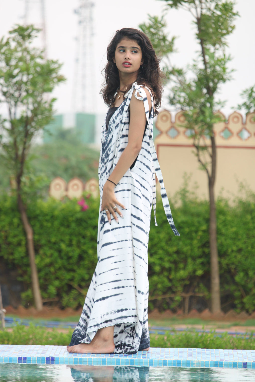 Tie Dye Rayon Jumpsuit: Women's Summer Romper Overalls