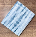 Blue Tie Dye Cotton Fabric, Hand Dyed Shibori Cotton Fabric, Boho Tie Dye Fabric for Dress Making, Soft Lightweight Fabric, Running Fabric