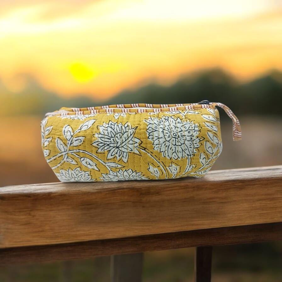 Personalized cotton pencil pouch, cotton pencil pouch zipper, pencil case, Small cotton pencil case, cotton pen bag, Gift For Her, Christmas