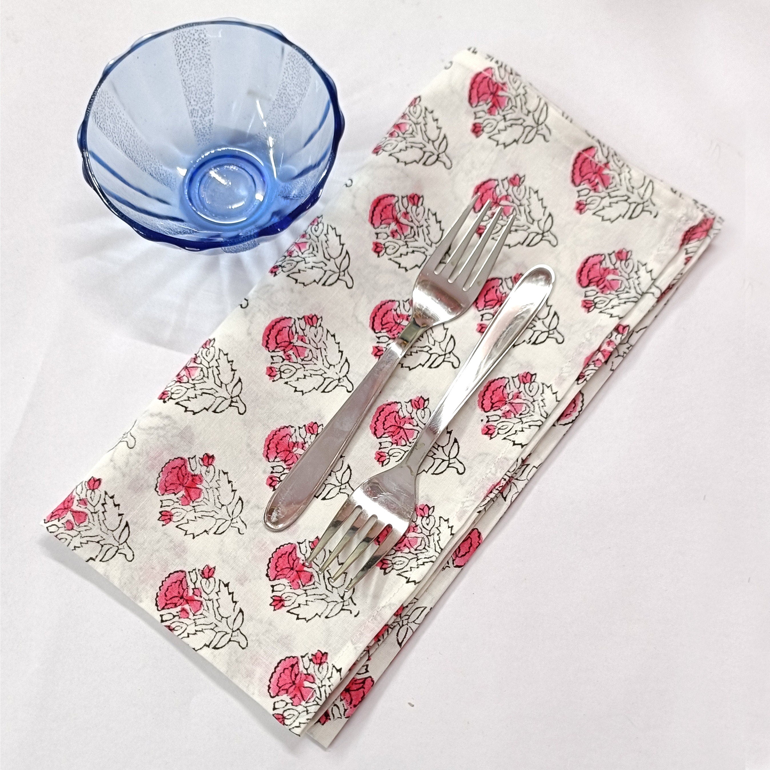 Cotton Napkins Set | Reusable Cloth Napkins | Dinner Table Decor | Eco Friendly Table Linen | Farmhouse Kitchen Napkins | Handmade Gift