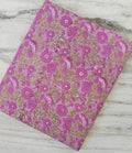 Pink Red Designer Hand Block Print Fabric, Floral 100% Cotton Quilting Fabric By The Yard, Fabric For Dress Making, Loose Running Fabric
