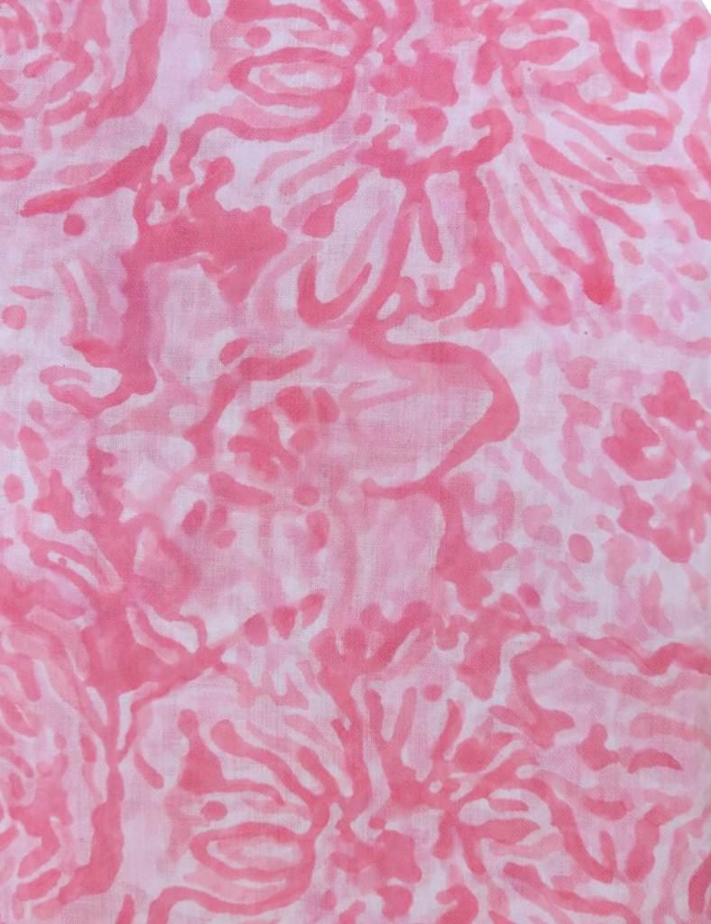 Pink Floral Cotton Fabric, Tonal Rose Print Fabric, Light Pink Cotton Fabric, Quilting Sewing Craft Fabric Soft Feminine Dressmaking Textile