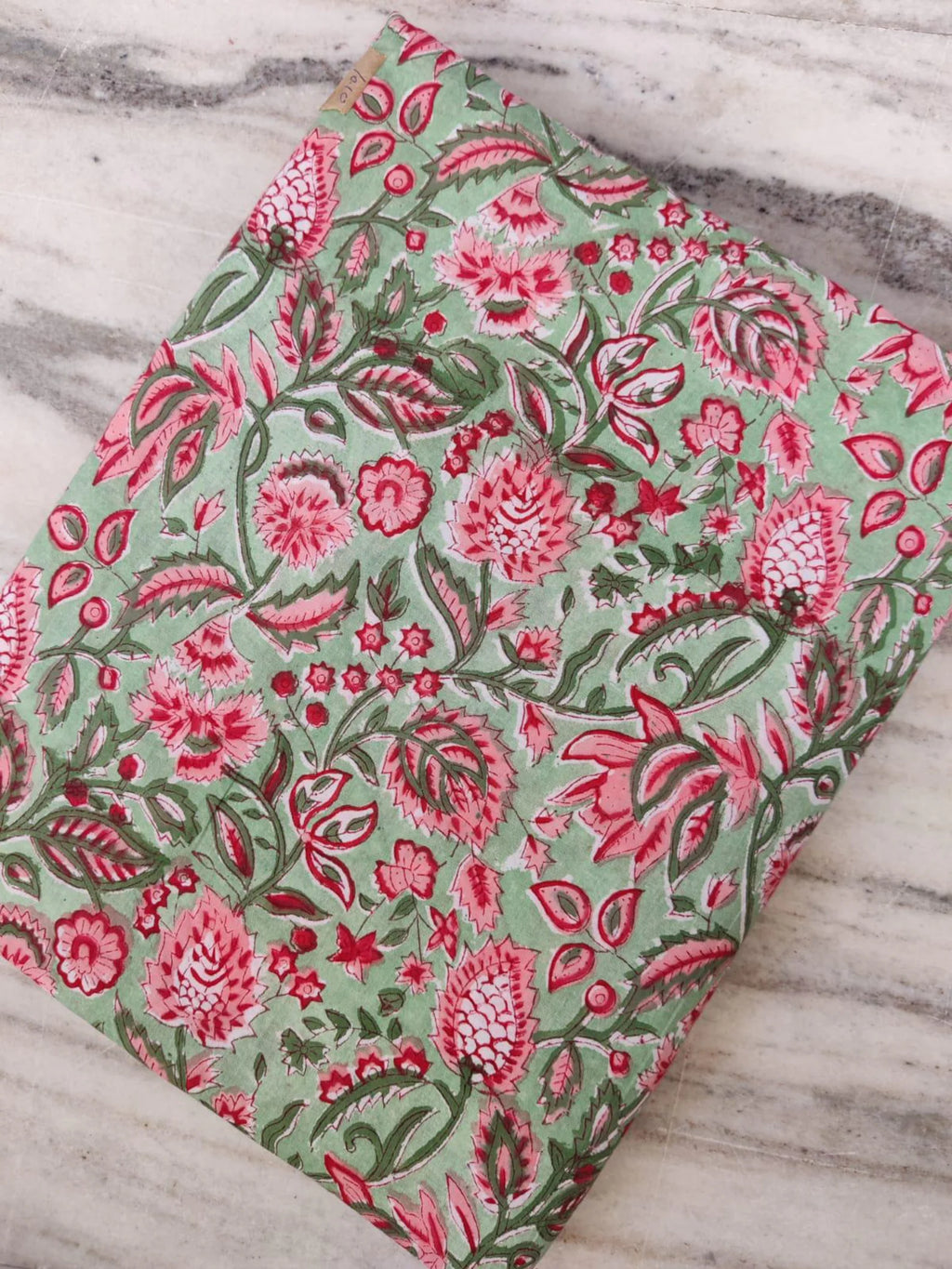 Indian Hand Block Print Fabric, Floral 100% Cotton Quilting Fabric By The Yard, Fabric For Dress Making, Loose Running Fabric, Napkin Fabric