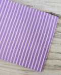 Lavender Stripe Cotton Fabric, Purple and White Striped Fabric, Pastel Stripe Quilting Fabric, Apparel Sewing Material, Spring Fabric