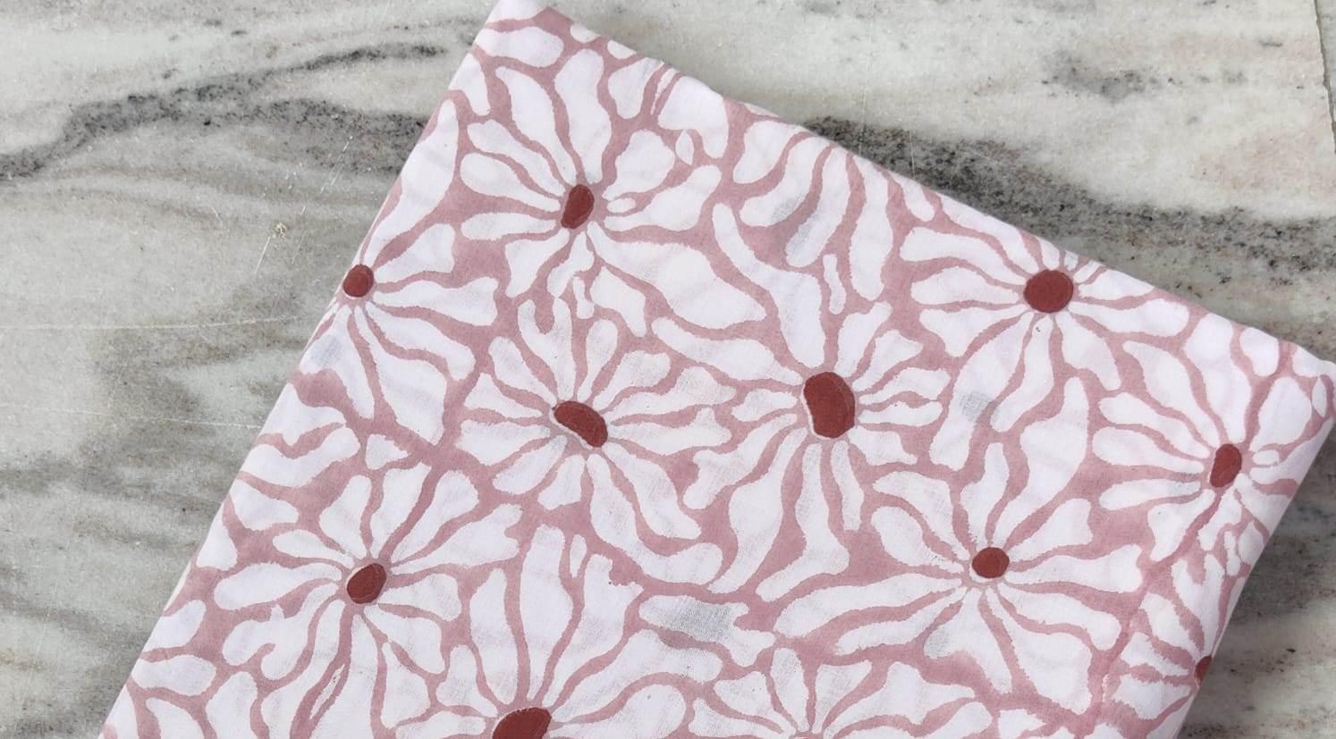 Indian Hand Block Print Fabric, 100% Cotton Quilting Fabric By The Yard, Fabric For Duvet Cover, Loose Running Fabric, Dress Making Fabric