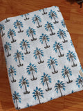 Soft Cotton, Indian Hand Block Print Fabric, Floral 100% Cotton Fabric By The Yard, Fabric for Loose Running, Dressmaking Fabric