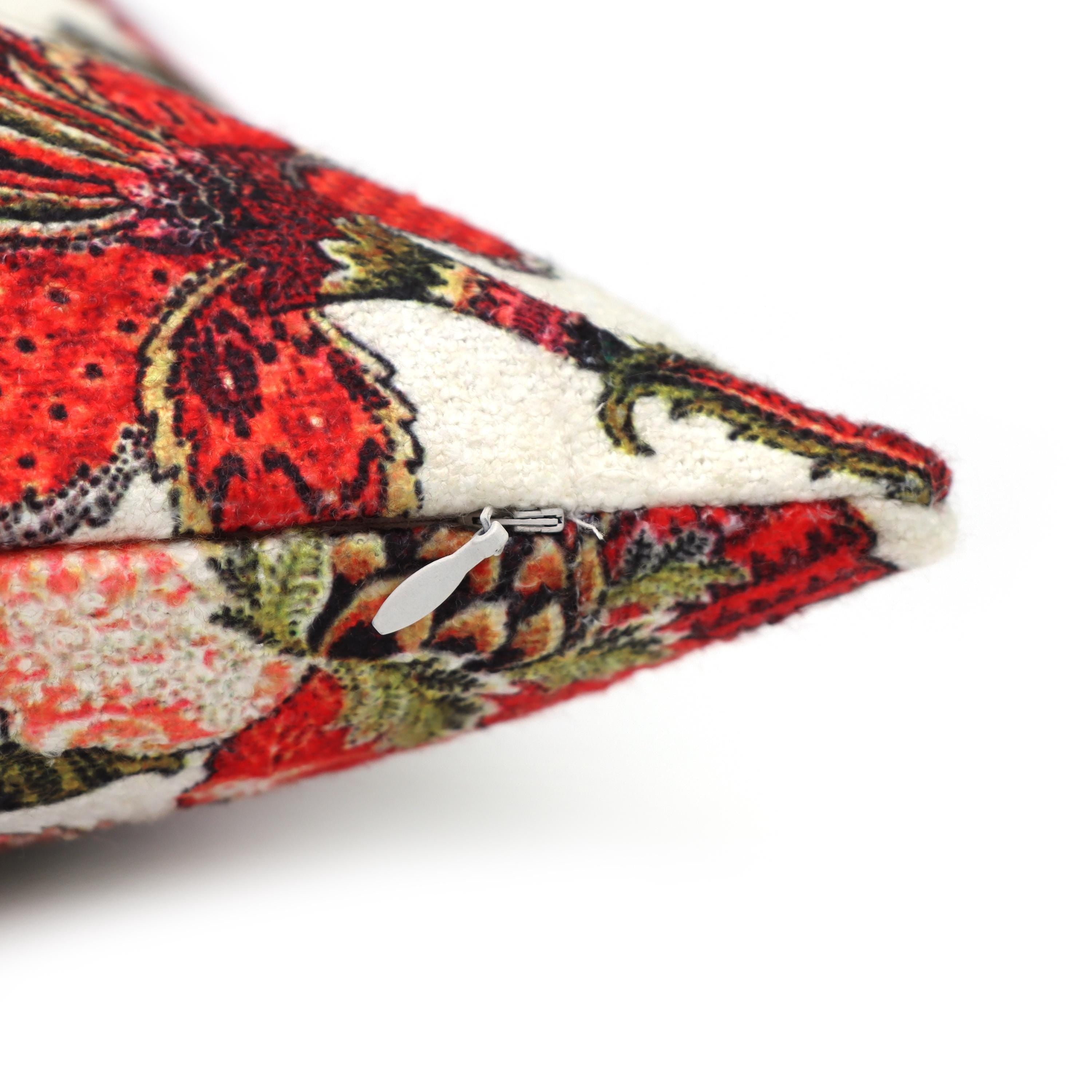 Hand Block Print Fabric Cushion Cover, Floral 100% Cotton Quilting Fabric Cushion, Handmade Throw Pillow Decorative Home Decor Pillow Cover