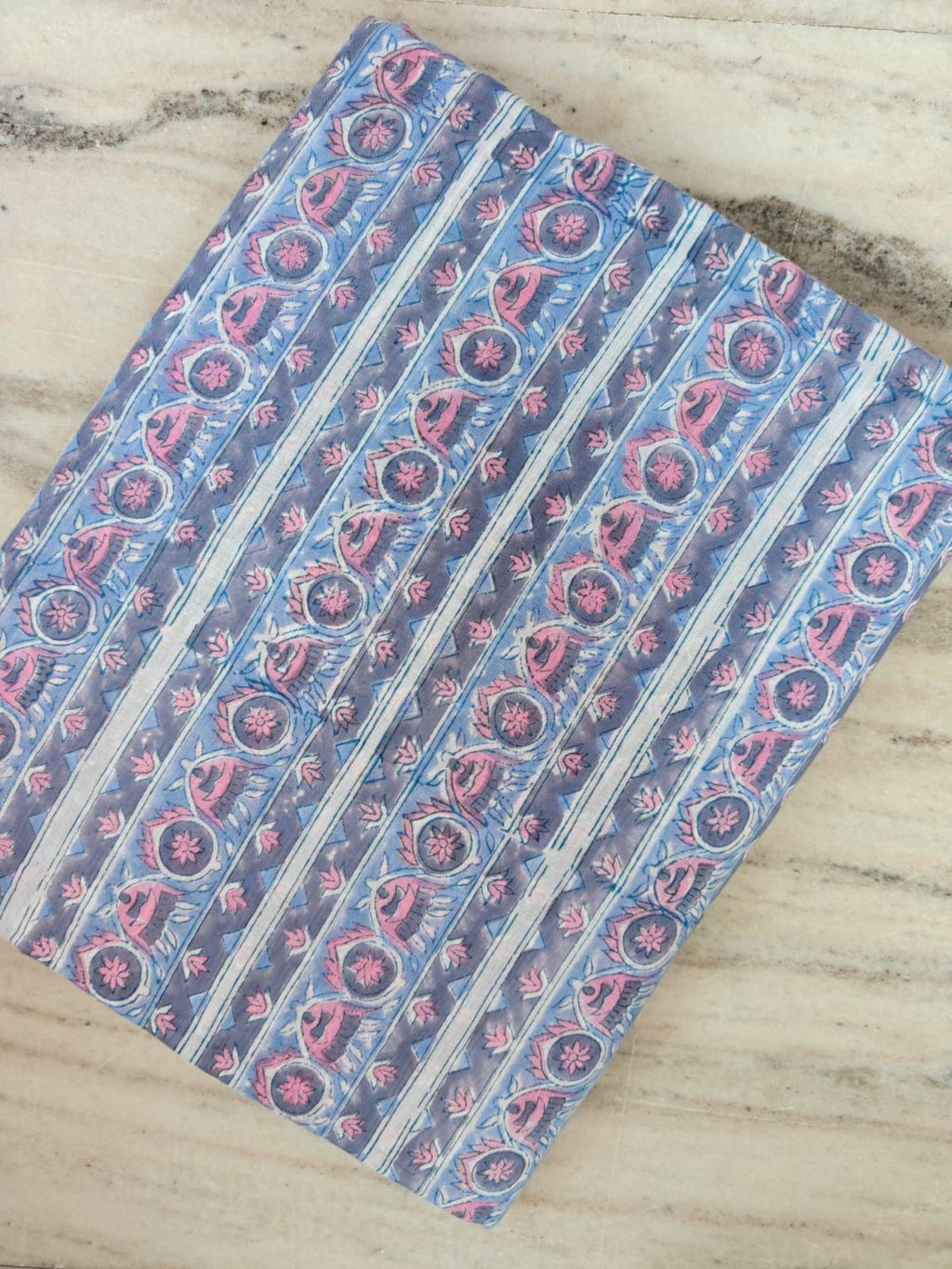 Soft Cotton, Indian Hand Block Print Fabric, Floral 100% Cotton Fabric By The Yard, Fabric for Loose Running, Dress Making, Textile Fabric
