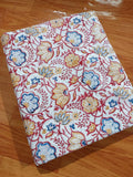 Indian Hand Block Print Fabric, Floral 100% Cotton Quilting Fabric By The Yard, Fabric For Dress Making, Loose Running Fabric, Napkin Fabric