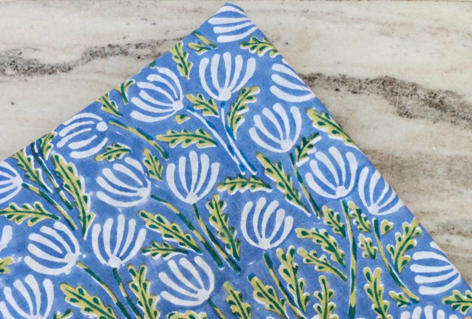 Multi Color Indian Hand Block Print Fabric, Floral 100% Cotton Quilting Fabric By The Yard, Dressmaking Fabric, Napkins Fabric, Loose Fabric