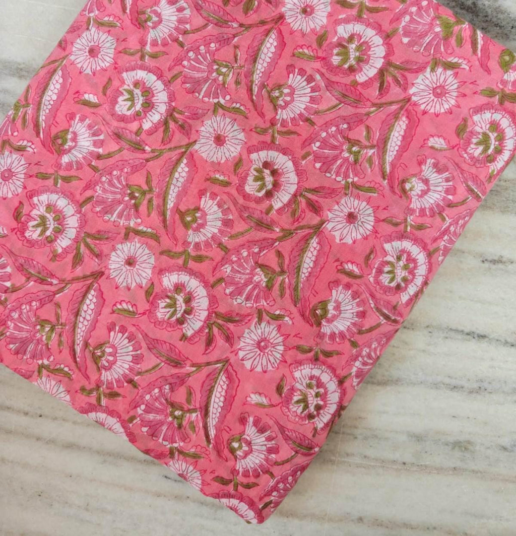 Beautiful Hand Block Print Fabric, 100% Cotton Quilting Fabric By The Yard, Fabric For Dress Making, Loose Running Fabric, Napkin Fabric