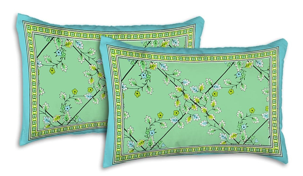 3 Piece Cotton Bedsheet Set | Queen Size Bedsheet With 2 Pillow Covers | Organic Cotton Bedsheet | Ethnic Cotton Sheets | Handmade Bedsheet