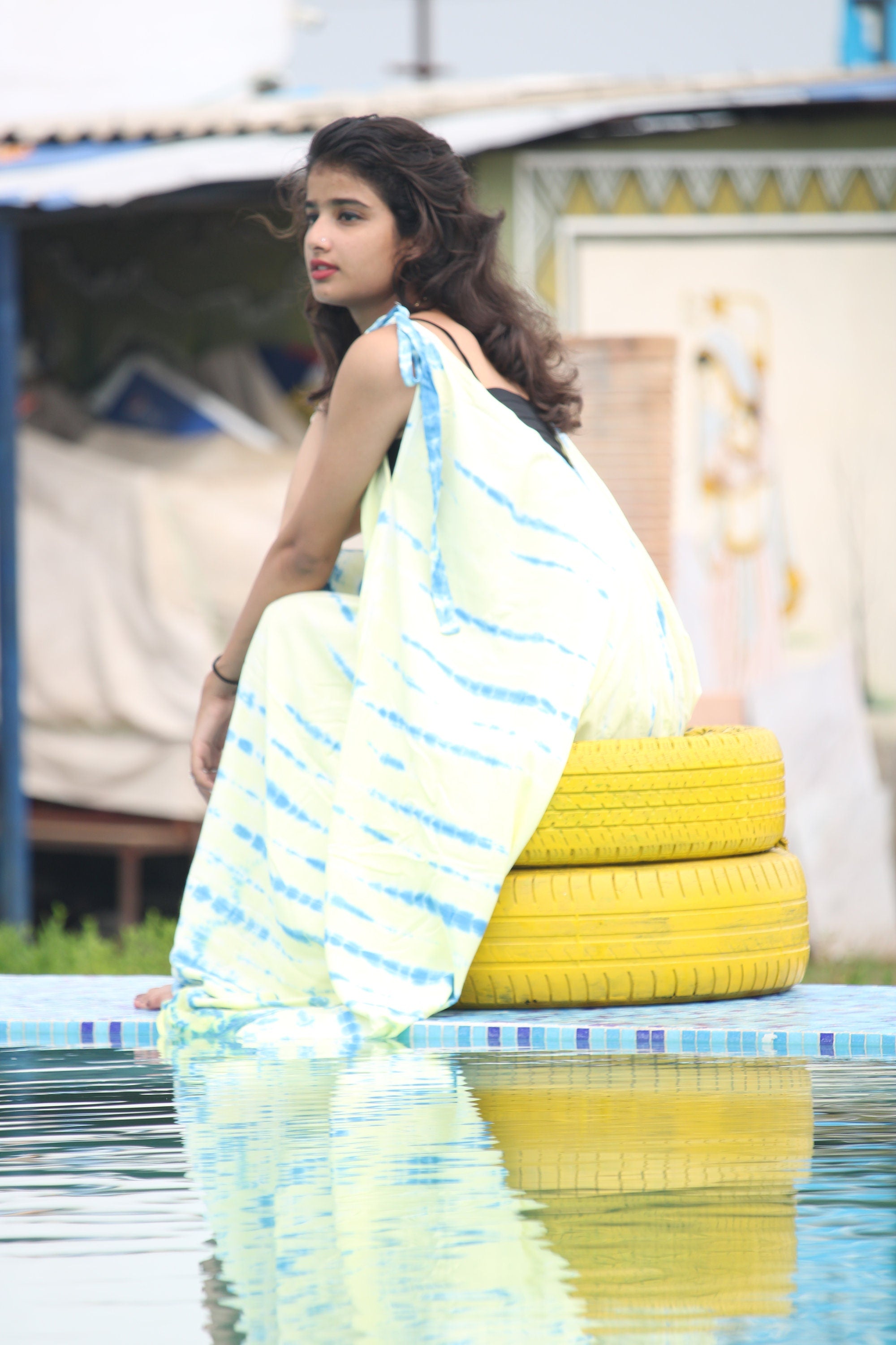 Rayon Tie Dye Jumpsuit: Boho Wide Leg Summer Kaftan