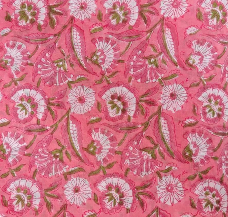 Beautiful Hand Block Print Fabric, 100% Cotton Quilting Fabric By The Yard, Fabric For Dress Making, Loose Running Fabric, Napkin Fabric