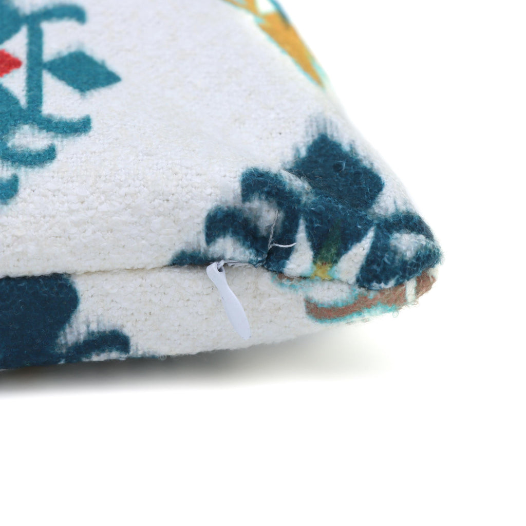 Hand Block Print Fabric Cushion Cover, Floral 100% Cotton Quilting Fabric Cushion, Handmade Throw Pillow Decorative Home Decor Pillow Cover