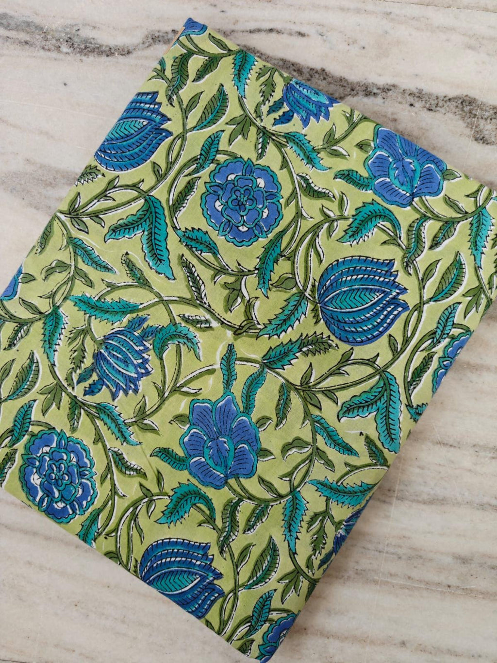 Indian Hand Block Print Fabric, Floral 100% Cotton Quilting Fabric By The Yard, Fabric For Dress Making, Loose Running Fabric, Napkin Fabric