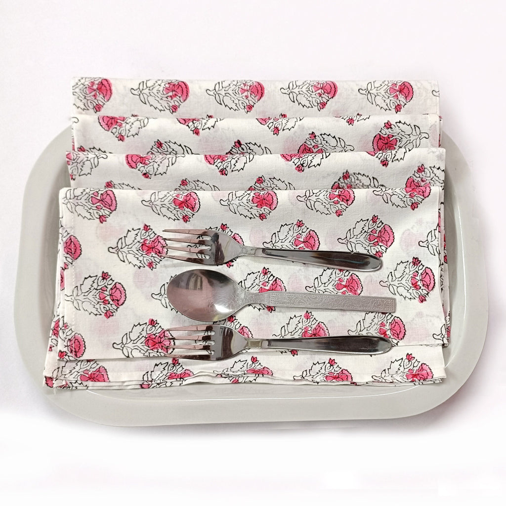 Cotton Napkins Set | Reusable Cloth Napkins | Dinner Table Decor | Eco Friendly Table Linen | Farmhouse Kitchen Napkins | Handmade Gift