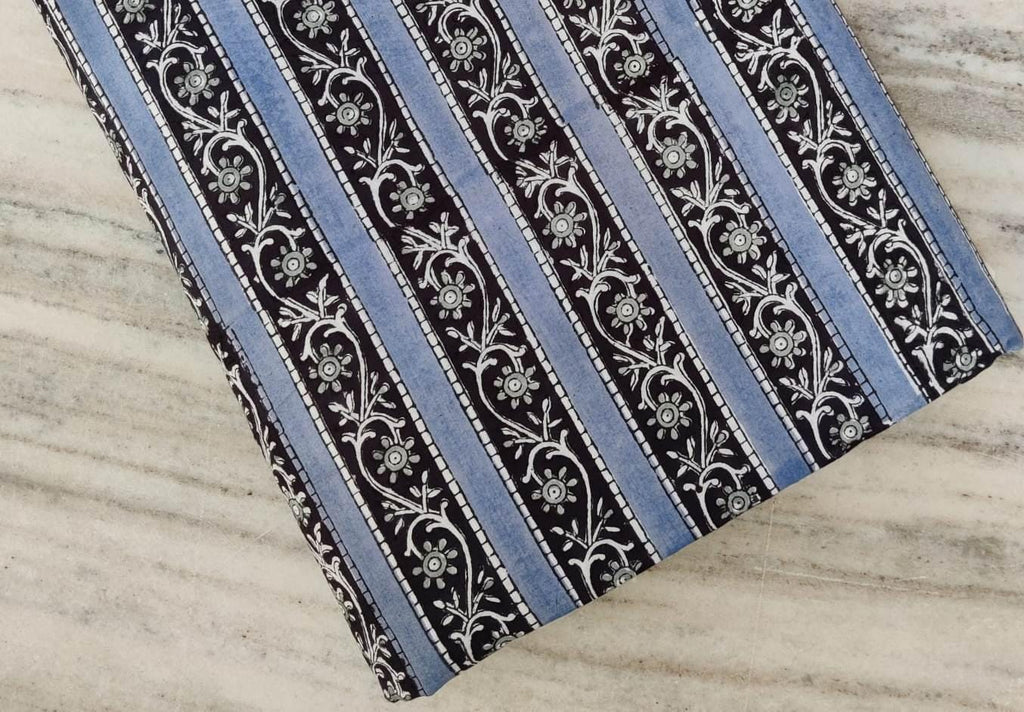 Hand Block Printed Fabric Soft Fabric, 100% Cotton Material Fabric By The Yard, Dress Fabric, Dressmaking Fabrics, Quilt Fabric, Sewing