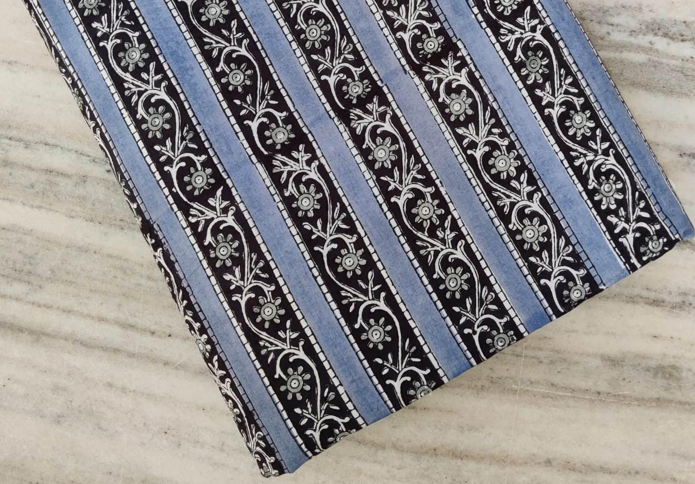 Hand Block Printed Fabric Soft Fabric, 100% Cotton Material Fabric By The Yard, Dress Fabric, Dressmaking Fabrics, Quilt Fabric, Sewing