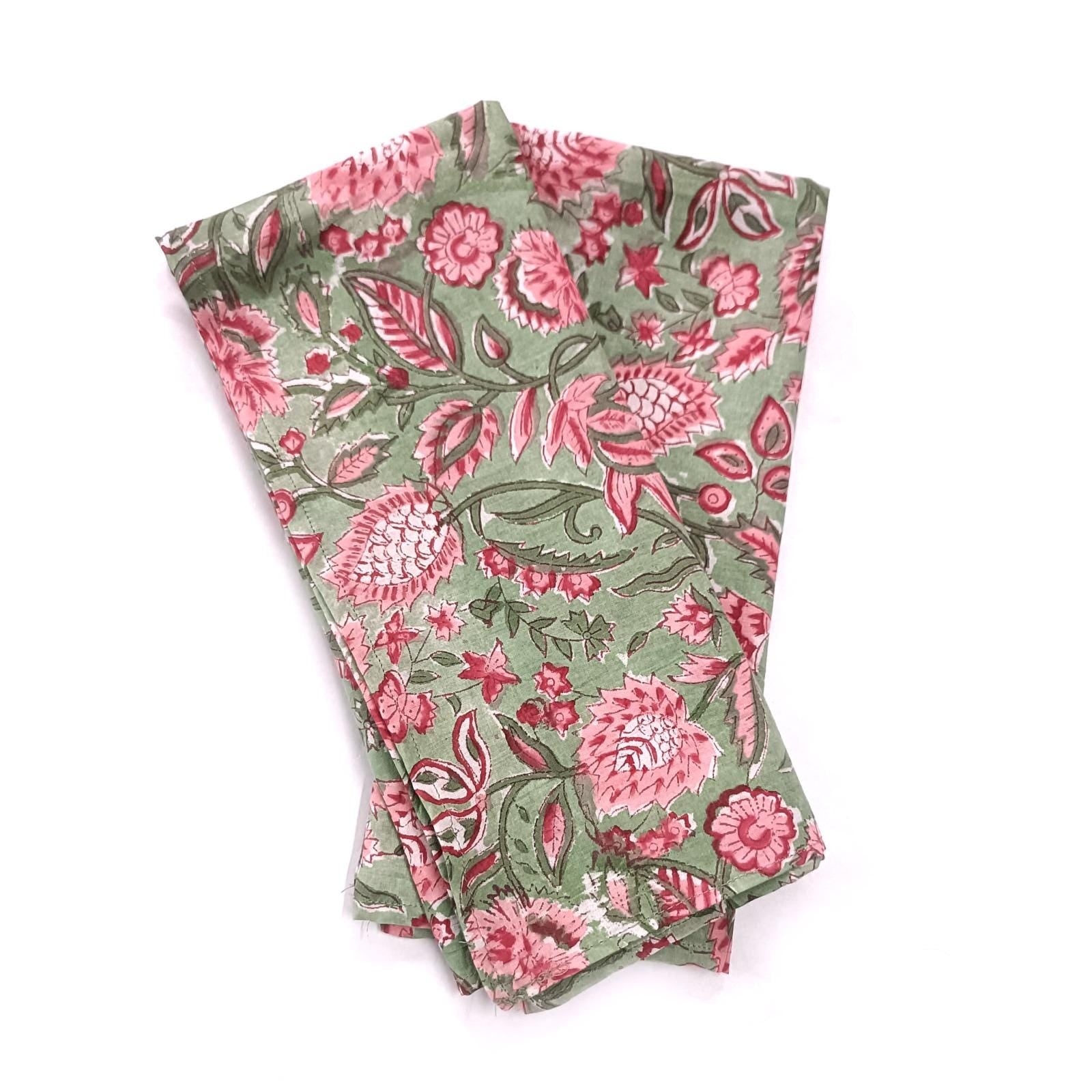 cotton dinner napkin, cloth napkins, hand printed napkins. personalized gifts, wedding napkins, flower printed napkin, cocktail napkins