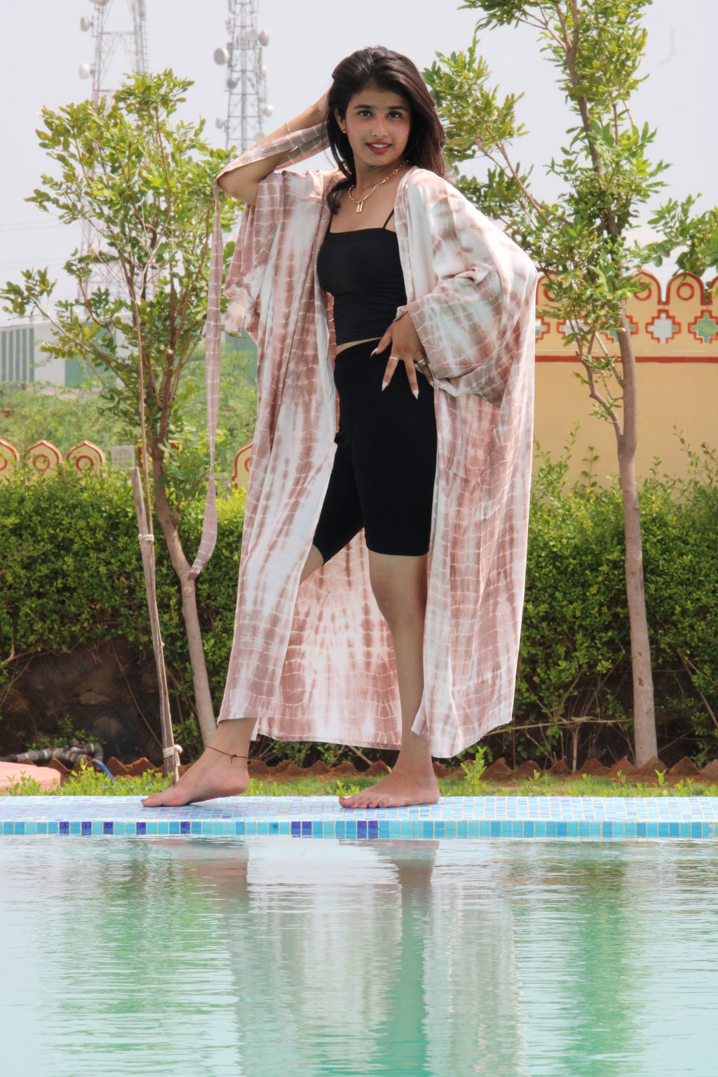 Long Kimono Women, Cover Up Colorful Light Summer Jacket, Long Kimono Style Wedding Robe Bride, Multi Color Bridal Robe, Hand Tie Dye Kimono