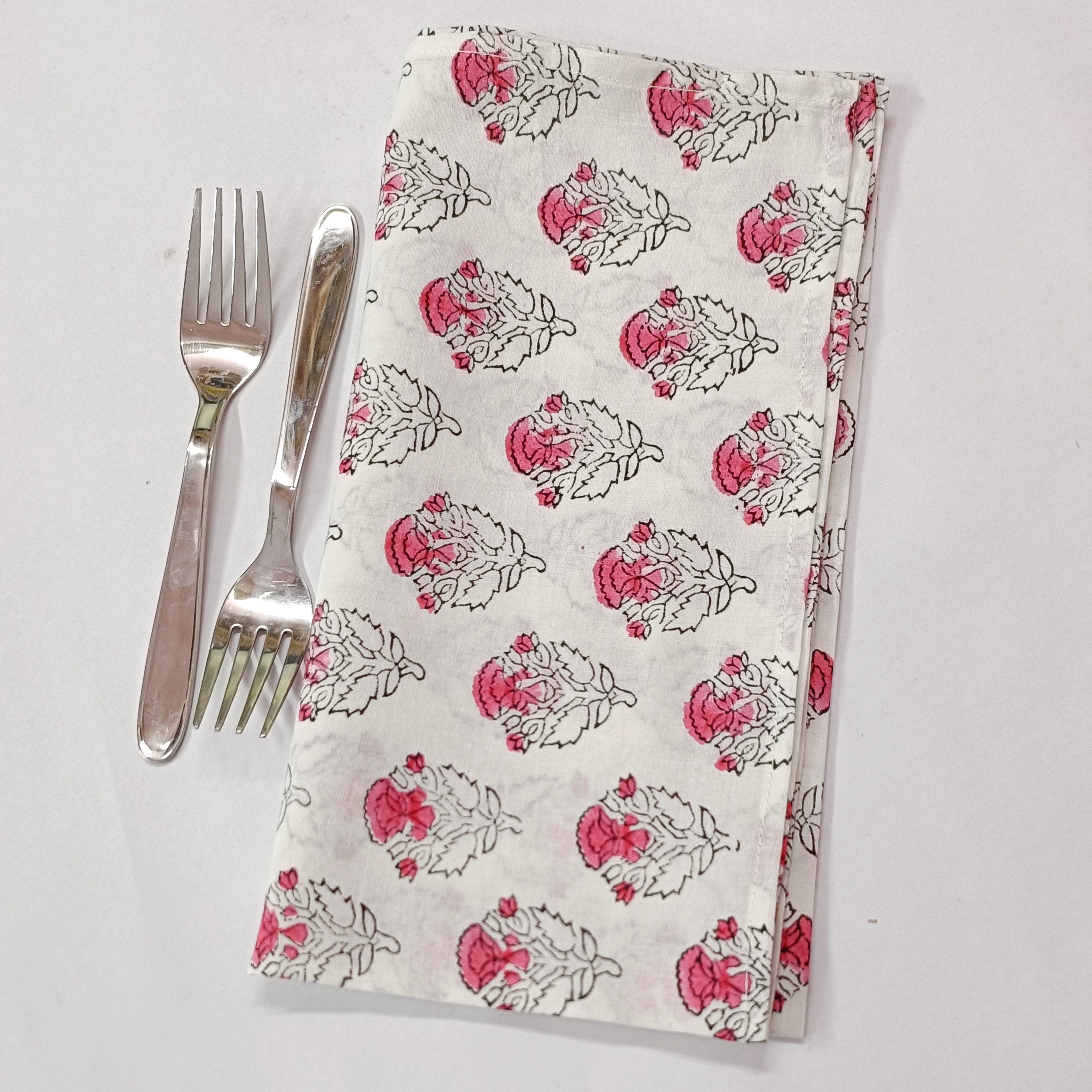 Cotton Napkins Set | Reusable Cloth Napkins | Dinner Table Decor | Eco Friendly Table Linen | Farmhouse Kitchen Napkins | Handmade Gift