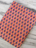 Hand Block Printed Cotton Fabric: Floral Design, Soft Material By The Yard
