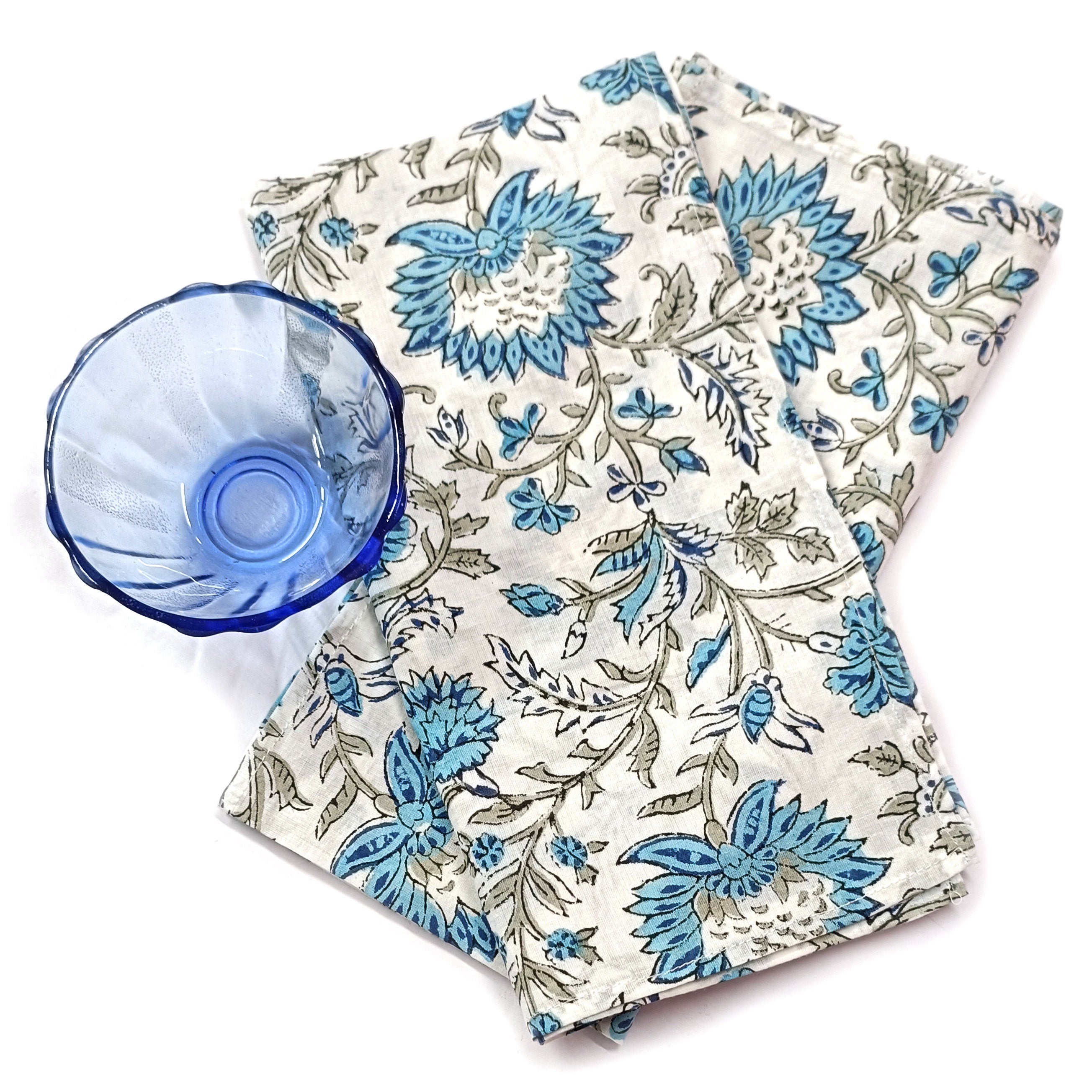 Cotton Napkins Set | Reusable Cloth Napkins | Dinner Table Decor | Eco Friendly Table Linen | Farmhouse Kitchen Napkins | Handmade Gift