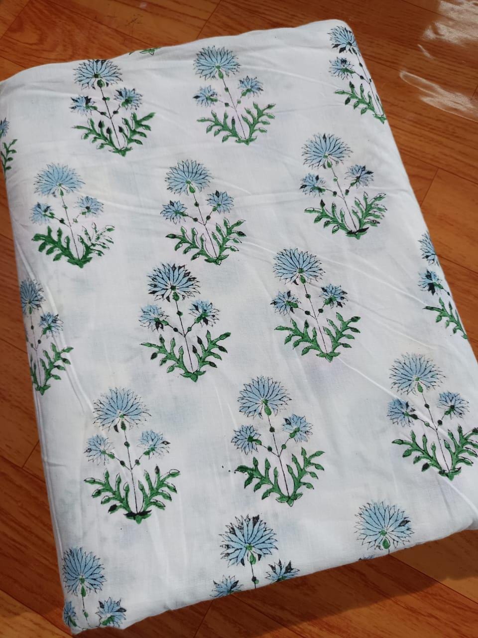 Indian Block Print Fabric, Floral 100% Cotton Quilting Fabric By The Yard, Fabric For Dress Making, Fabric Bags, Napkin Fabric, Gift For Her