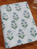 Indian Block Print Fabric, Floral 100% Cotton Quilting Fabric By The Yard, Fabric For Dress Making, Fabric Bags, Napkin Fabric, Gift For Her