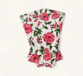 pink rose cotton dinner napkin, cloth napkins, hand printed napkins. personalized gifts, wedding napkins, flower napkin, cocktail napkins
