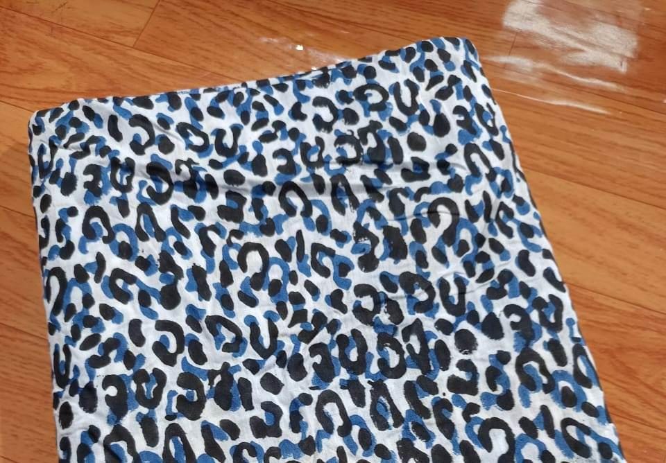Soft Cotton, Indian Hand Block Print Fabric, Floral 100% Cotton Fabric By The Yard, Fabric for Loose Running, Dress Making, Textile Fabric