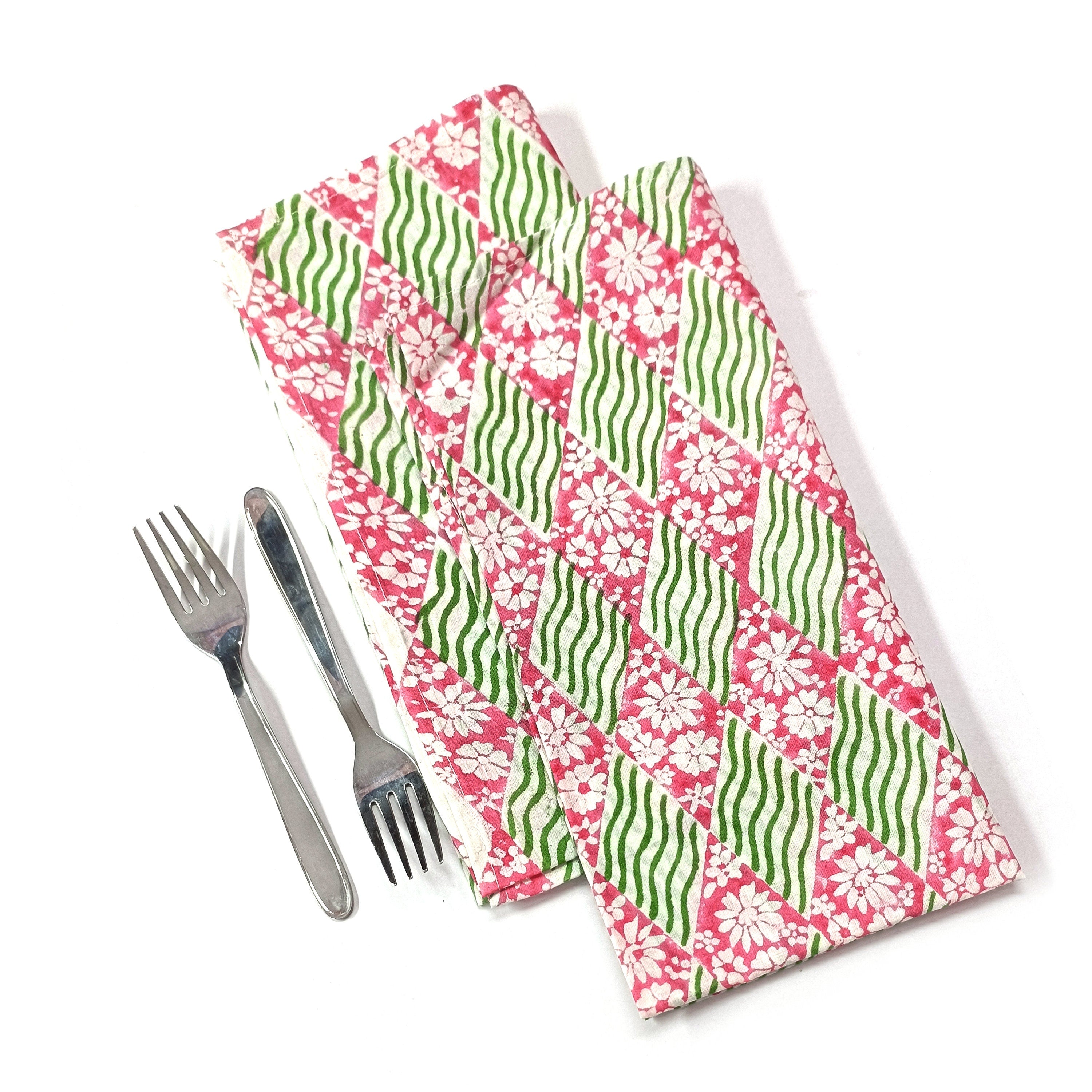 Cotton Napkins Set | Reusable Cloth Napkins | Handmade Table Linen | Eco Friendly Dinner Napkins | Farmhouse Wedding Table Decor