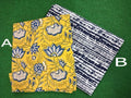 Multi Color Block Print Fabric, Floral 100% Cotton Quilting Fabric By The Yard, Fabric For Dress Making, Fabric Pillow, Personlized Dress
