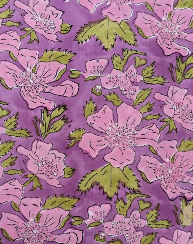 Hand Block Printed Fabric Soft Fabric, 100% Cotton Material Fabric By The Yard, Dress Fabric, Dressmaking Fabrics, Quilt Fabric, Sewing