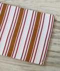 Mustard Red Stripe Cotton Fabric, Vertical Striped Fabric, Cotton Dress Material, Fabric by Yard, Curtain Upholstery Fabric, Summer Fabric