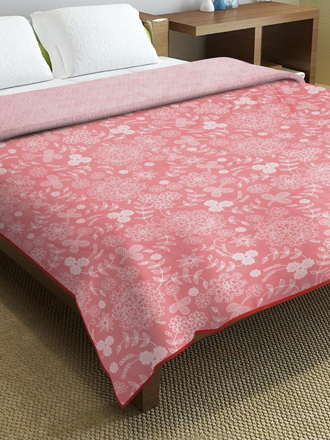 Pink 100% Cotton Dohar, Summer Dohar, Ultra-Soft Cotton Dohar for a Perfect Night's Sleep, Handicraft Cotton Dohar, Christmas Gift Dohar Set