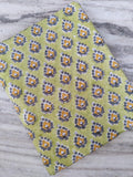 Indian Hand Block Print Fabric, Floral 100% Cotton Quilting Fabric By The Yard, Handmade Fabric, Loose Running Fabric, Textile Fabric, Gifts