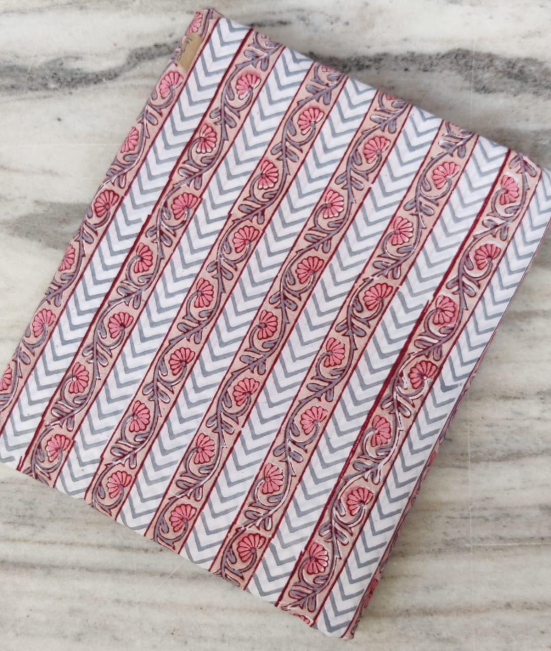 Hand Block Printed Fabric Soft Fabric, 100% Cotton Material Fabric By The Yard, Dress Fabric, Dressmaking Fabrics, Quilt Fabric, Sewing