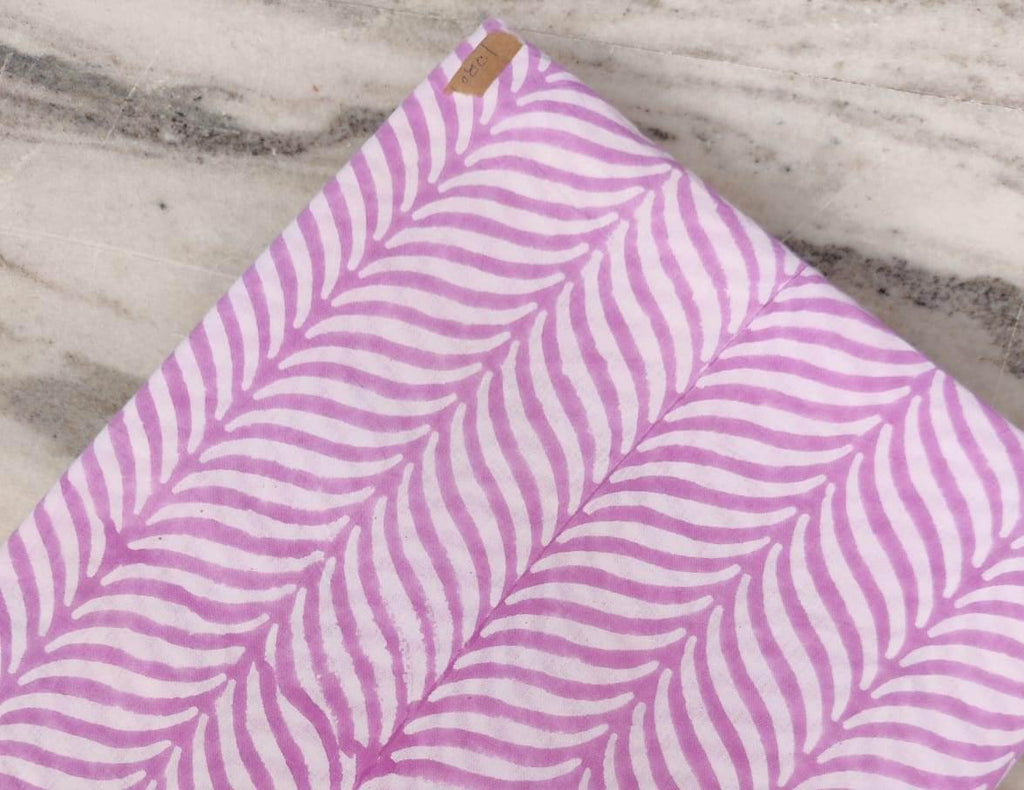 Pink Hand Block Printed Fabric Soft Fabric, 100% Cotton Material Fabric By The Yard, Dress Fabric, Dressmaking Fabrics, Quilt Fabric, Sewing