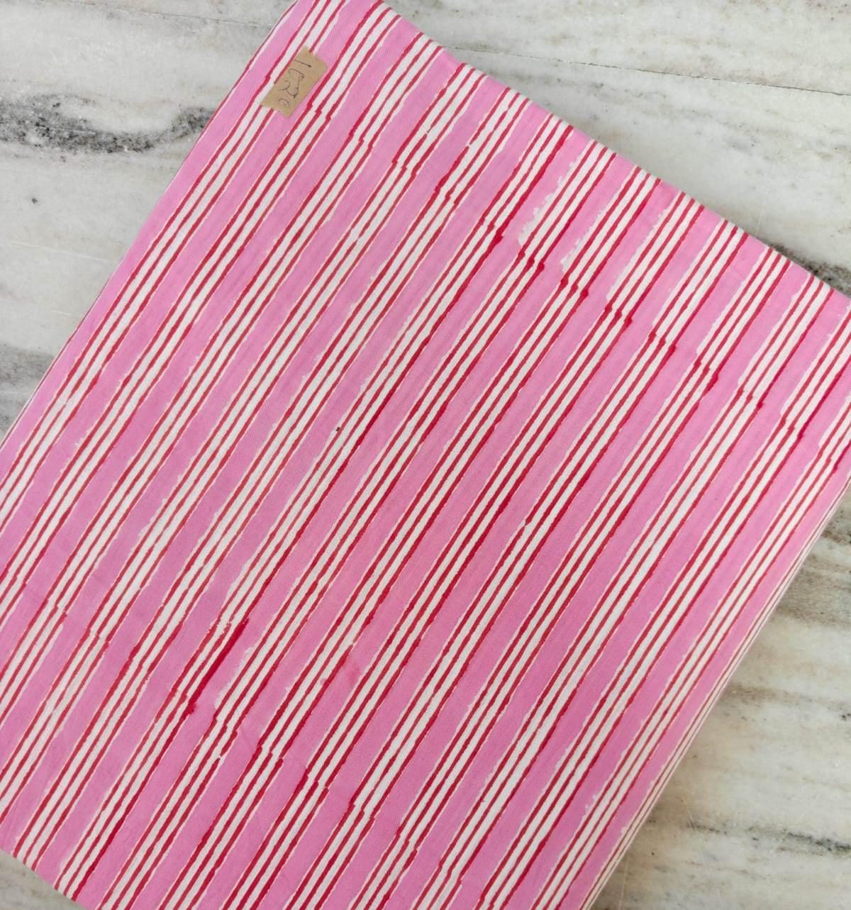 Pink Red Striped Cotton Fabric, Soft Quilting Fabric by the Yard, Modern Stripe Craft Sewing Material, Quilting & Apparel Fabric, Napkins