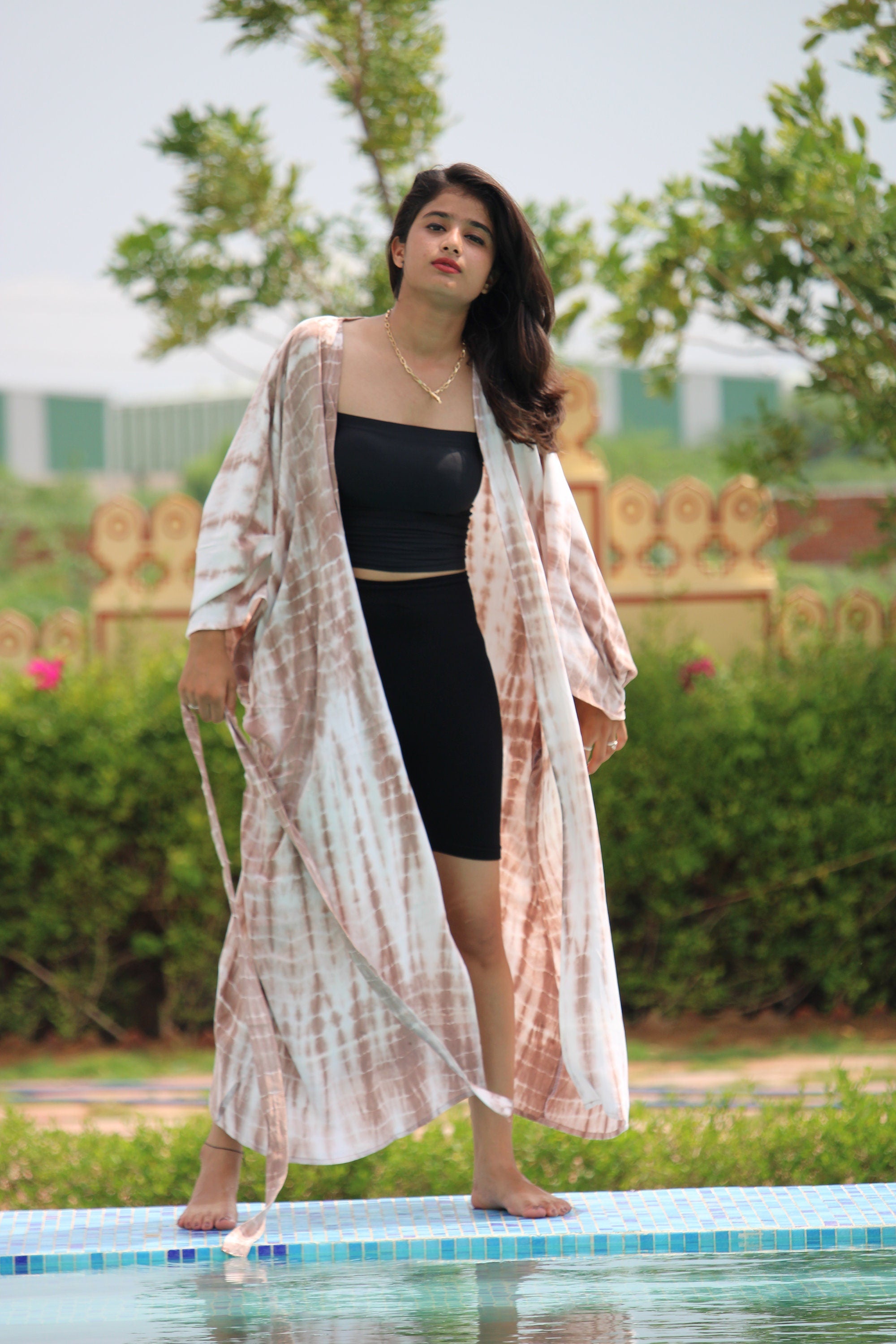 Long Kimono Women, Cover Up Colorful Light Summer Jacket, Long Kimono Style Wedding Robe Bride, Multi Color Bridal Robe, Hand Tie Dye Kimono